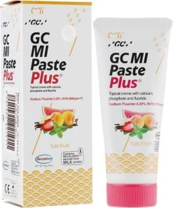 Gc Crème Topique Au Calcium Et Fluor Pour Dents, Tutti Frutti