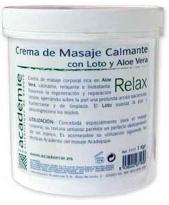 Crème De Massage à L'aloe Vera Et Lotus