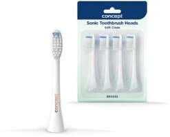 CONCEPT Têtes De Remplacement Pour Brosse à Dents électrique, ZK0052, Blanc