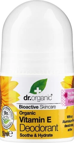 Dr Organic Déodorant Roll-on à La Vitamine E Bio