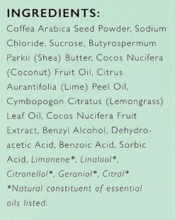 Gommage à La Caféine Et à La Citronnelle Pour Corps -Produits De Soins 8latjsho69u1