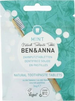Dentifrice Solide En Pastilles, Menthe