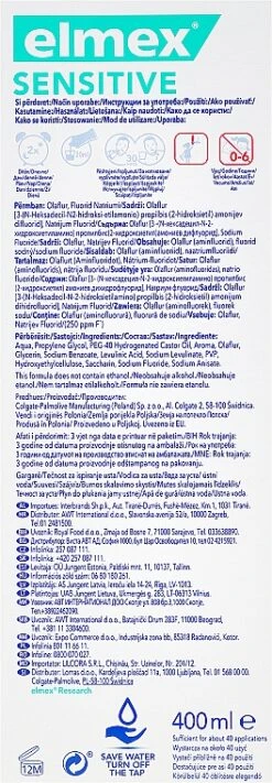 Bain De Bouche Pour Dents Sensible -Produits De Soins chtl239pbhsx