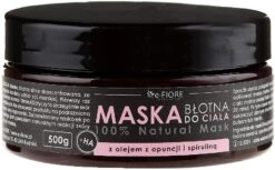 Masque De Boue à La Spiruline Et Huile De Figue De Barbarie Pour Corps