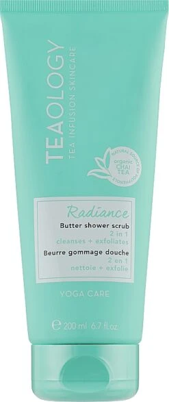 Gel Douche Gommant à L'extrait De Thé Noir Bio