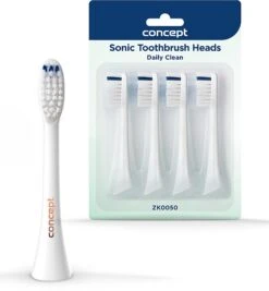 CONCEPT Têtes De Remplacement Pour Brosse à Dents électrique, ZK0050, Blanc