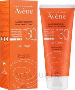Avène Lait Résistant à L'eau Sans Effet Blanc Pour Peaux Sensibles SPF 30 -Produits De Soins ebotoktnapkq