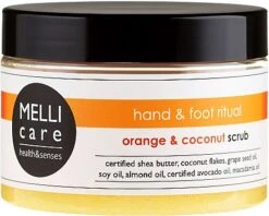 Gommage Au Sucre Et Sel Pour Mains Et Pieds, Orange Et Coco