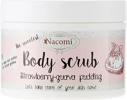 Gommage Au Sucre Pour Corps, Pouding Aux Fraises Et Goyaves 1 Gommage Au Sucre Pour Corps, Pouding Aux Fraises Et Goyaves