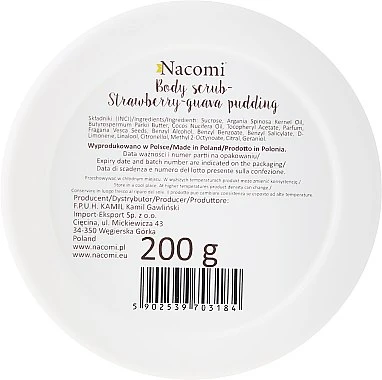 Gommage Au Sucre Pour Corps, Pouding Aux Fraises Et Goyaves 2 Gommage Au Sucre Pour Corps, Pouding Aux Fraises Et Goyaves – Image 2