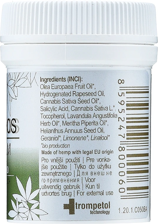 Baume à L'huile De Chanvre Et Acide Salicylique Pour Corps 2 Baume à L'huile De Chanvre Et Acide Salicylique Pour Corps – Image 2