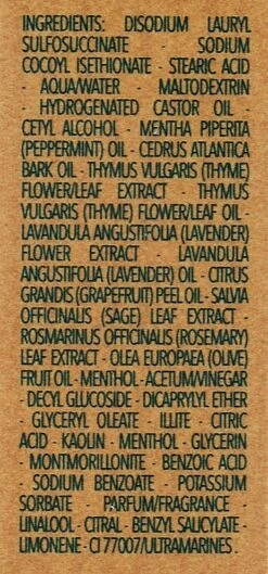 L'Occitane Shampoiing Solide Purifiant à L'huile De Menthe Poivrée Et Extrait De Thym -Produits De Soins p88fnzakeluf