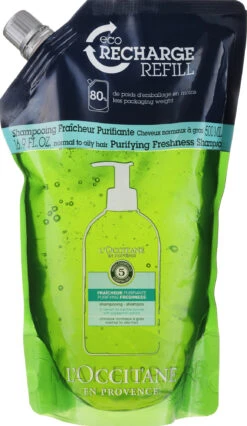 L'Occitane Shampooing Purifiant à L'extrait De Menthe Poivrée (recharge) -Produits De Soins qog10yivza6c