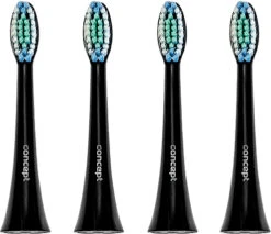 CONCEPT Têtes De Remplacement Pour Brosse à Dents électrique, Noir