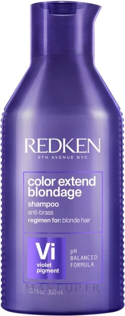 Redken Shampooing Déjaunissant Aux Protéines De Blé -Produits De Soins sma65xib8coc