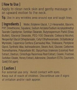 Crème à L'or 24K Pour Cou -Produits De Soins sxbgb2tjs5z6