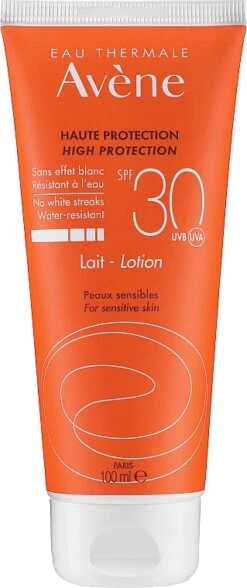 Produits De Soins 36 Avène Lait Résistant à L'eau Sans Effet Blanc Pour Peaux Sensibles SPF 30