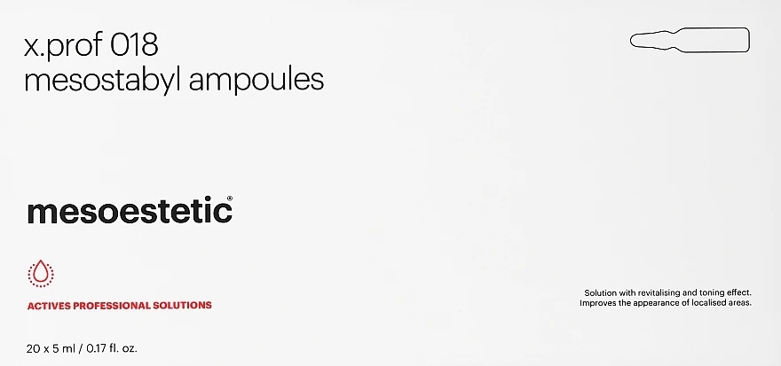 Solution De Mésothérapie Mesostabyl 1 Solution De Mésothérapie Mesostabyl