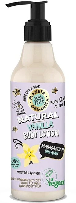 Lotion Vegan Pour Corps, Vanille