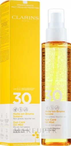 Clarins Huile En Brume Solaire SPF 30 -Produits De Soins vaqqzc0izqdv