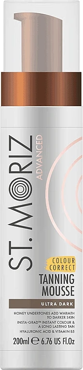 St. Moriz Mousse Correctrice Autobronzante Pour Corps, Ultra-foncée